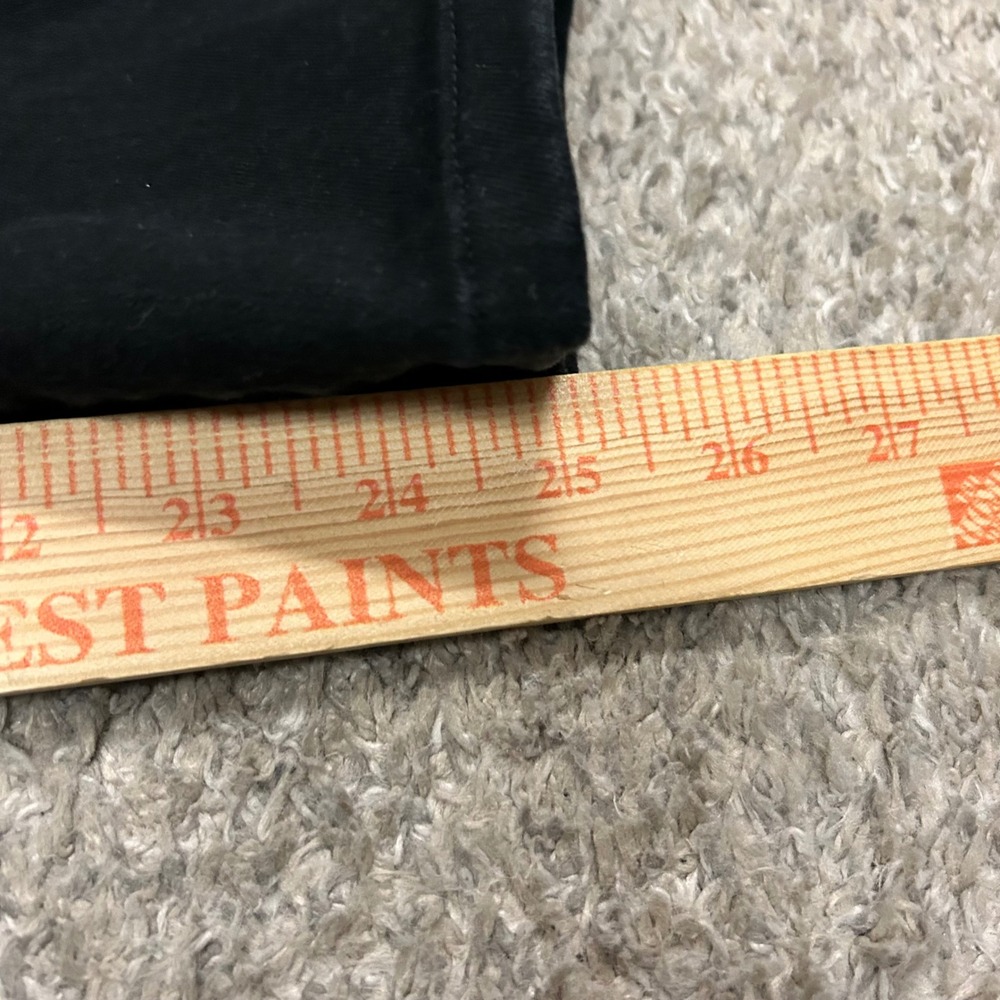 Chico's So Slimming Girlfriend Ankle Jeans 0.5 6R Black Stretch Denim 25" Inseam - Picture 4 of 9